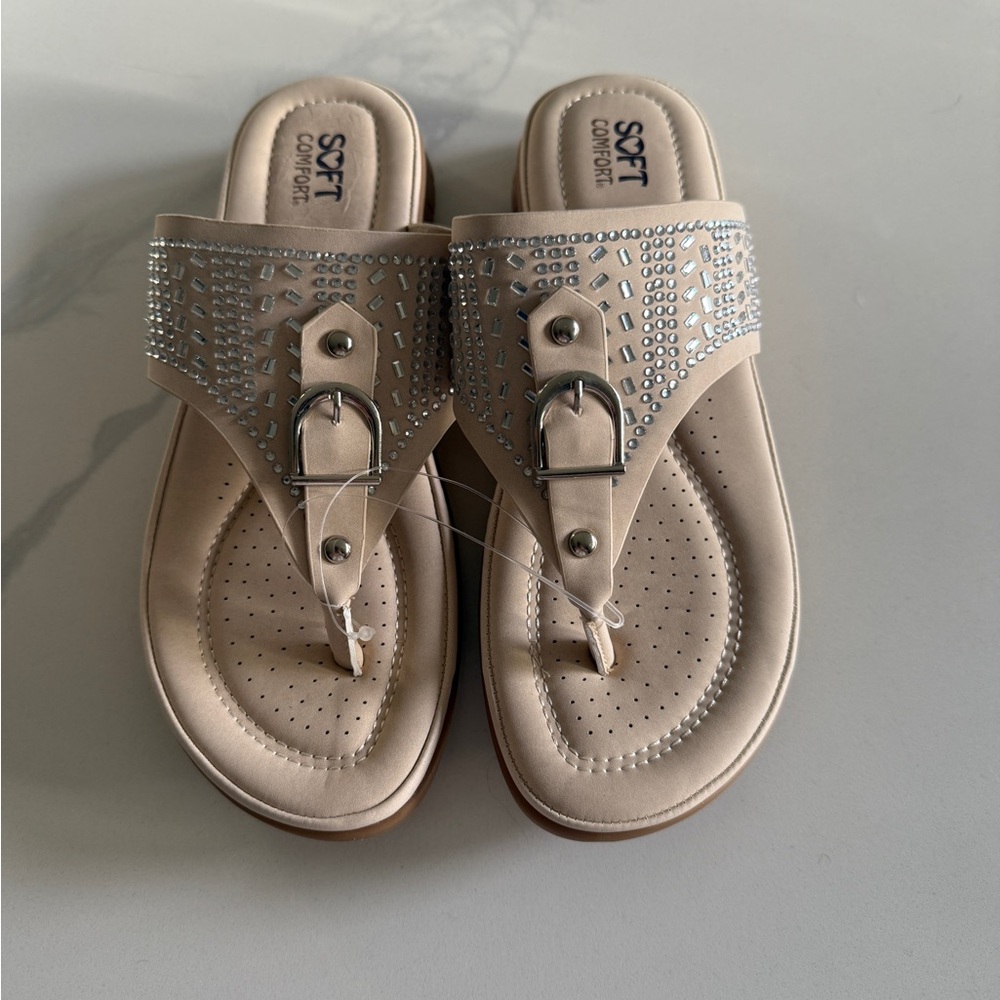 Women's Cream Sandals